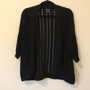 Liz Claiborne Career Black Knit Cardigan
